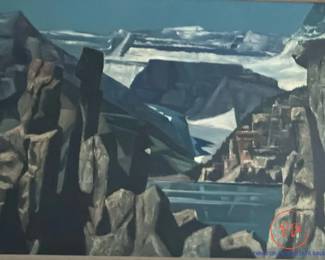 FRANK SAPOUSEK Original Oil on Board