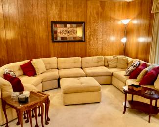 Large Sectional with Ottoman 
