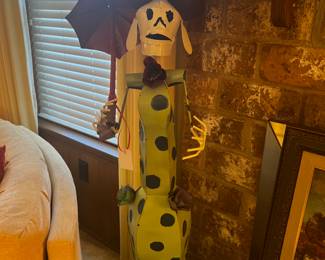 Day of the dead metal statue