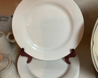 White Salad Plates