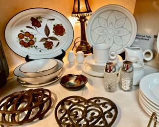 Noritake Folkstone Orinda Stoneware & Noritake Snowflake Dinnerware 