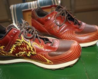 New Old Stock Limited Edition Embroidered New Balance Sneakers.