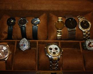 Beautiful collection of Movado Watches And other brands