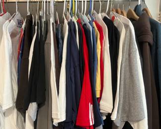 There are a lot of very nice Men's and Ladies Cloths. Many Name Brands!