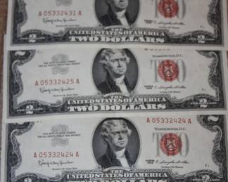 Red Seal $2 Notes