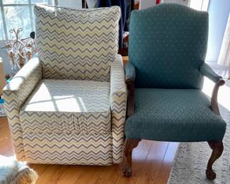 Swivel Rocker & Vintage Accent Chair