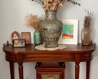 Vintage Accent Table & Home Decor