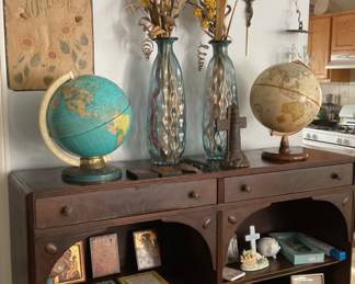 Glass Vases, Globes, Religious Items