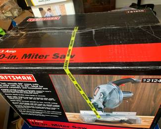 Craftsman miter saw anyone? Seems rarely used.