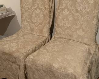 Another set of four, these, I believe, are from IKEA. They are upholstered and the original cushioning is in immaculate condition.