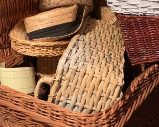 Scores of baskets in all shapes and sizes.