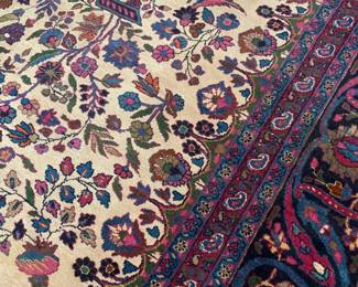 Gorgeous 9' x 12' woven Karastan rug in vibrant colors. Excellent condition.