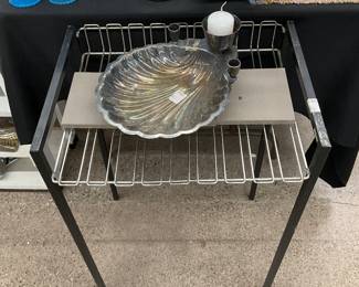 Metal small Stand and decor 