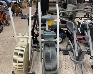 Exercise bikes and equipment 