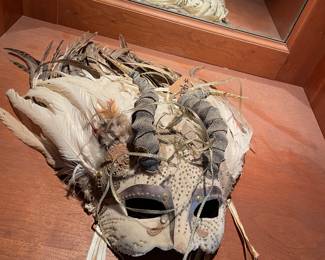 Cirque du Soleil masks AND framed artwork