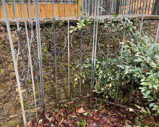 Rod iron outdoor decor