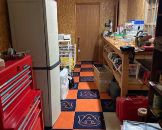 Lots of tools and painting items