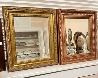 Small beveled mirrors