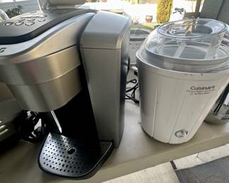 Keurig Elite Coffee Maker & yogurt maker  have other small kitchen appliances 