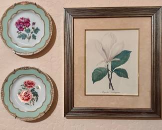 Soooo many single plates & many floral / botanical type prints