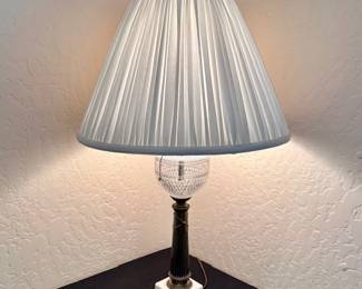 Crystal / Brass Lamp heavier