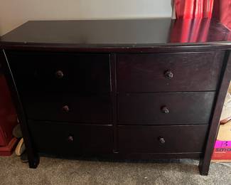 Dark brown dresser