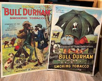 Vintage "Bull Durham" posters