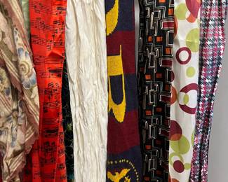 Assorted scarves