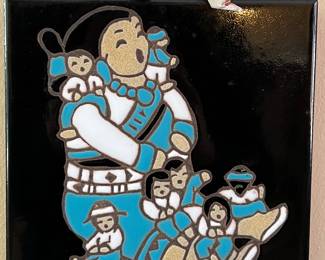 Mag Mor Studios pottery tile