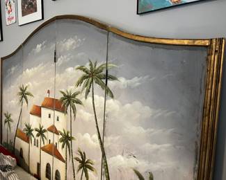 Painted 4-screen panel