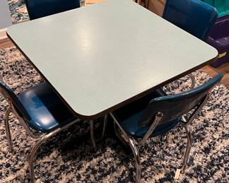 Vintage diner style table and chairs