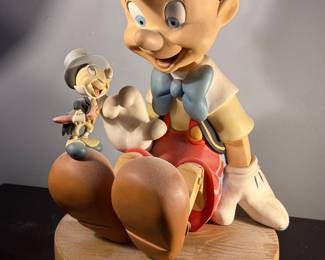 Large 2-piece ceramic statue