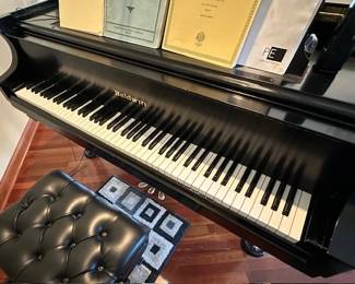 Baldwin Baby Grand Piano, Model M and Serial#309874, includes a "Dampp-Chaser" (model H-5 Humidistat)
