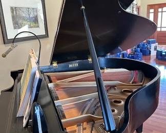 Baldwin Baby Grand Piano, Model M and Serial#309874, includes a "Dampp-Chaser" (model H-5 Humidistat)