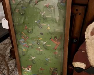 vintage pin ball baseball game