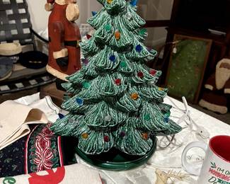 Vintage ceremic Christmas Tree