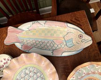 Mackenzie Childs fish plate