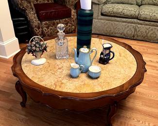 marble top coffee table