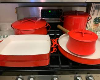 Please note that the Dansk cookware was purchased by a family member and will not longer be available at the sale.  