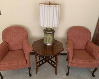 custom upholstered arm chairs