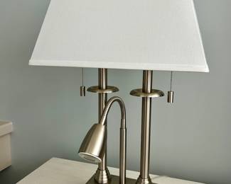 matching brushed nickel lamps