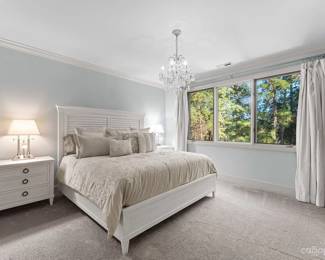 Tommy Bahama king size bed with matching nightstands and two dressers