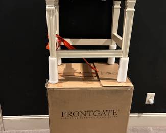 (new in box) Frontgate counter height stool