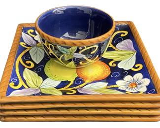Villa Bellagio Hand Painted Dishes
