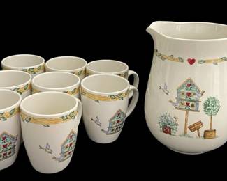 Thomson Pottery Cups and Pitcher