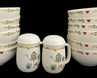 Thomson Pottery Bowls and SP Shakers