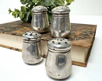 Wolfendon Sterling Personal Salt Pepper Shakers