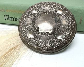 Towle Sterling Silver Vintage Compact Mirror