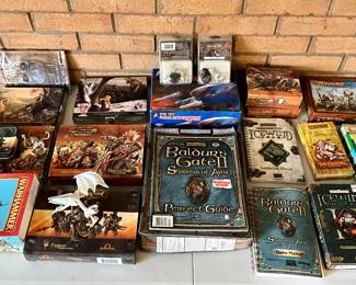 WARHAMMER - D&D - figures/games/booklets
