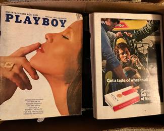 Stack of PLAYBOY 1970s